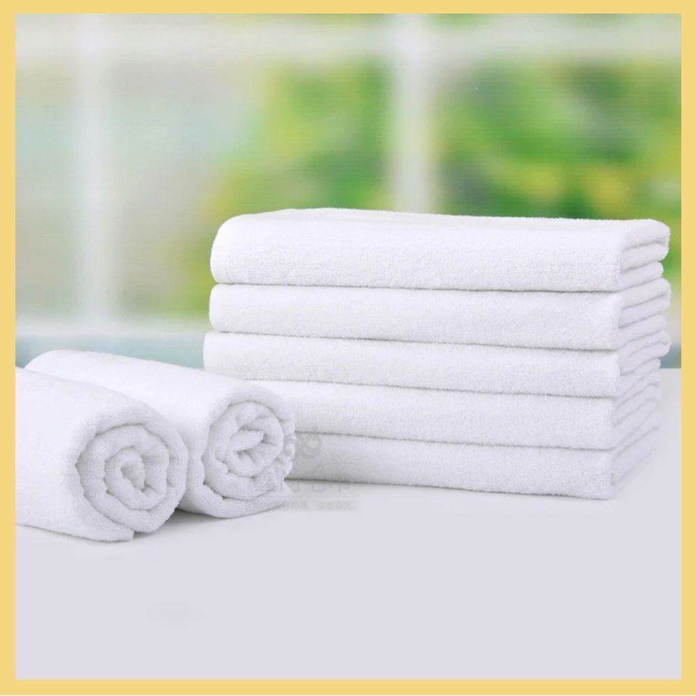 Luxury White hand Towel Set - 4 pack
